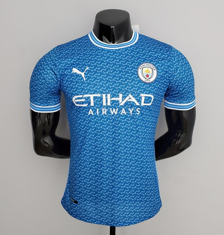 2022/23 Manchester City Blue Special Soccer Jersey Shirt Player Version